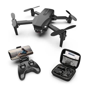 Fpv Mini Drone 4k HD Dual Camera 4k 1080p sklopivi bespilotne letelice s kamerom zadržavanje visine RC helikopter Quadcopter crna/siva neradnik igračka