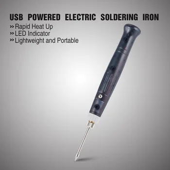 5V 8W Mini USB Powered električni lemilica lem ručka aparat za varenje pištolj ručni alat za brzo grijanje dodirni prekidač za zavarivanje lem novi
