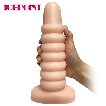 Veliki analni čep silikonski analni seks igračke za žene i muškarce anus masaža klitorisa Maca potaknuti analni dildo odojak seksi proizvodi