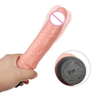 20 cm realan Kristal dildo vibrator multi brzina veliki penis erotske sex igračke za odrasle intimna žena masturbator realan